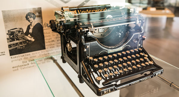 Underwood No. 5, from 1900