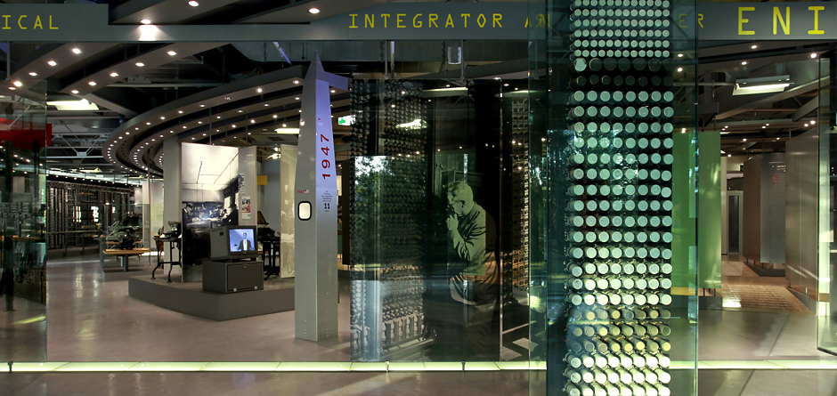 ENIAC - A life-size model of the first vacuum-tube computer