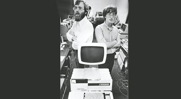 Bill Gates (rechts) und Paul Allen