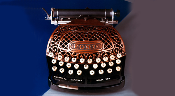 Schreibmaschine Ford, from 1895
