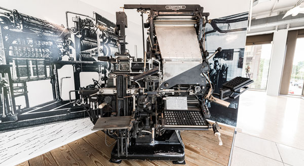 "Vijf tegen een": de linotypezetmachine versnelde het maken van boeken en tijdschriften