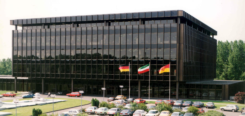 Centrale administratie van Nixdorf Computer AG in de jaren 80